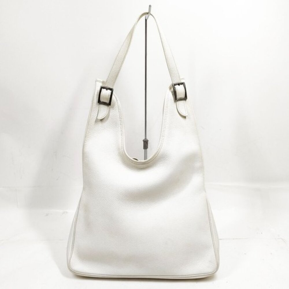 Hermes Shoulder Bag White Leather 4484766
